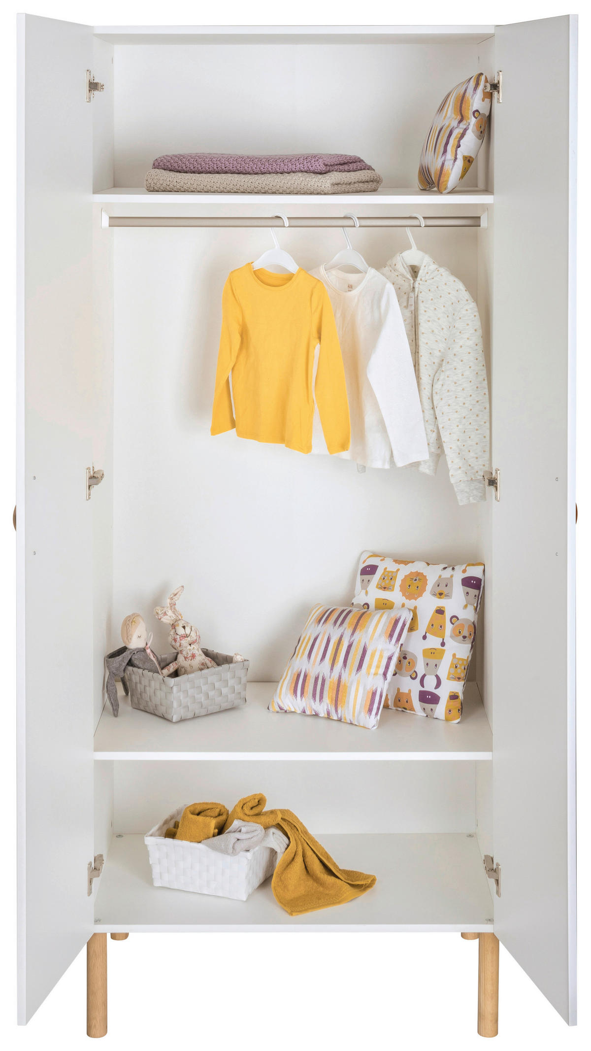 BABYZIMMER Melody White  - Buchefarben/Weiß, Design, Holz/Holzwerkstoff - Schardt