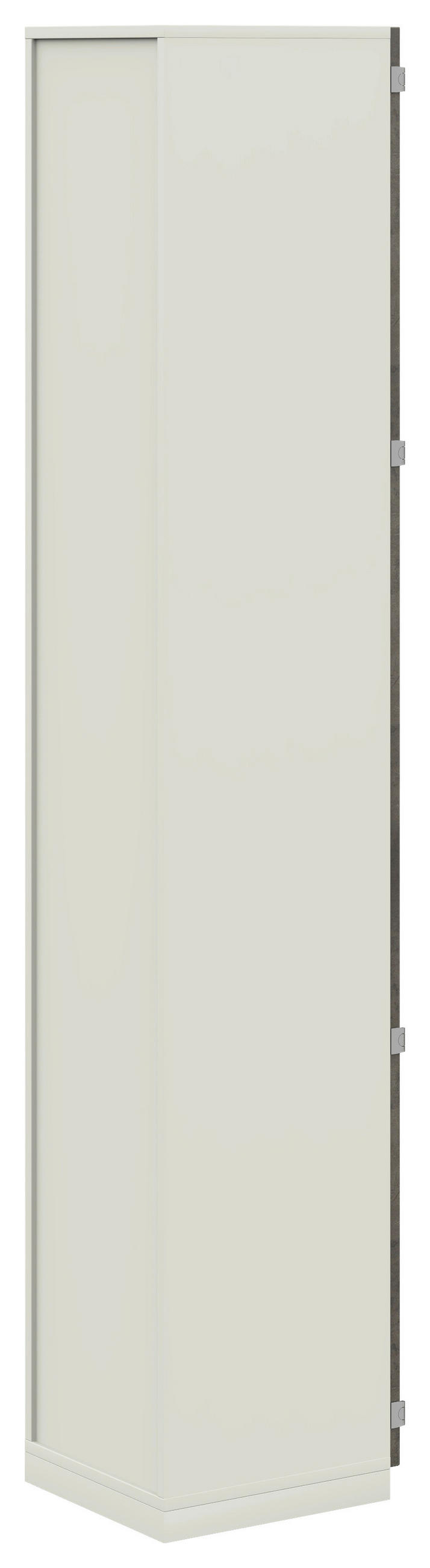 AKTENSCHRANK Anthrazit, Weiß  - Anthrazit/Weiß, KONVENTIONELL, Holzwerkstoff (40/220,5/41,9cm) - Moderano
