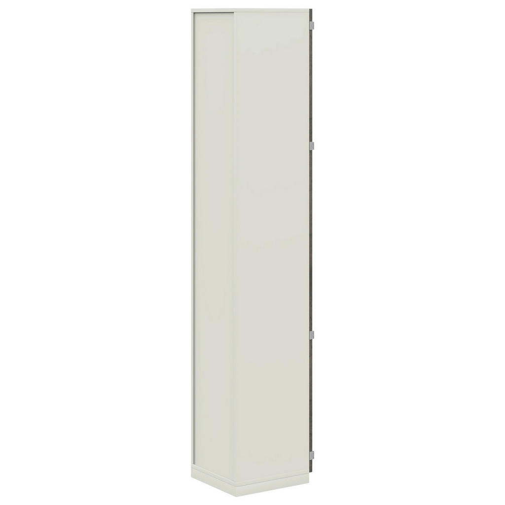 Thumbnail - Moderano Aktenschrank, Anthrazit, Weiß, Holzwerkstoff, 5 Fächer, 40x220.5x41.9 cm, Goldenes M, Made in Germany, Typenaus...