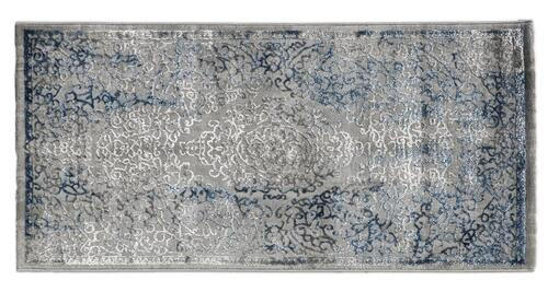 KOBEREC TKANÝ NA PLOCHO, 120/170 cm, modrá, šedá - modrá,šedá - textil