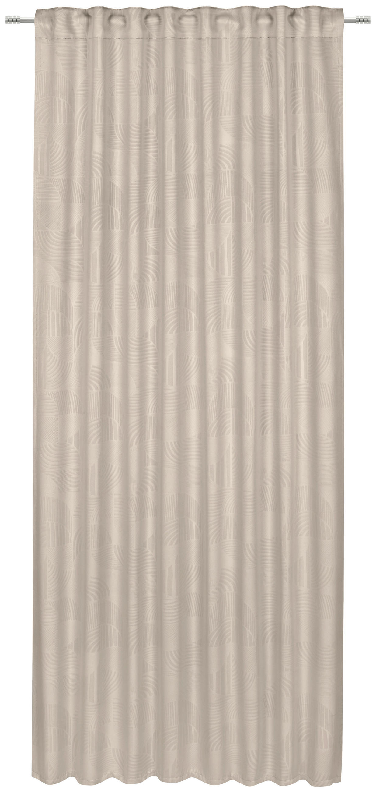 FERTIGVORHANG blickdicht  - Taupe, Basics, Textil (135/245cm) - Esposa
