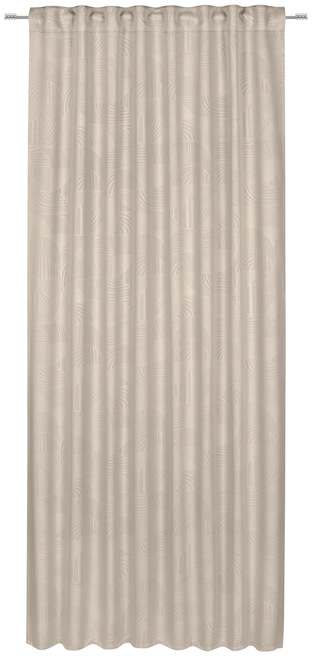 GARDINLÄNGD ej transparent  - taupe, Basics, textil (135/245cm) - Esposa