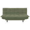 SCHLAFSOFA Cord Olivgrün  - Schwarz/Olivgrün, Design, Textil (194/100/90cm) - Ti'me