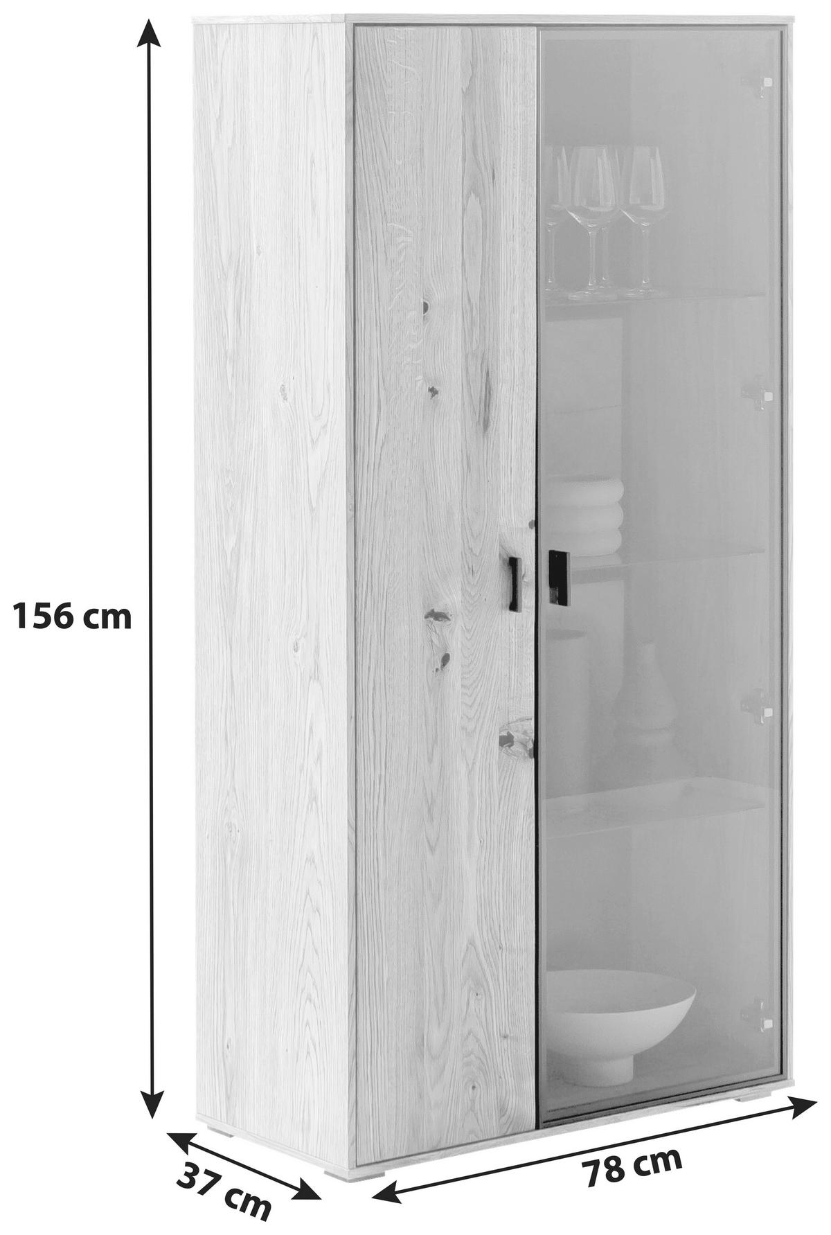 HÖG BYRÅ Nairobi  i 78/156/37 cm  - skogsek/antracit, Design, metall/trämaterial (78/156/37cm) - MID.YOU