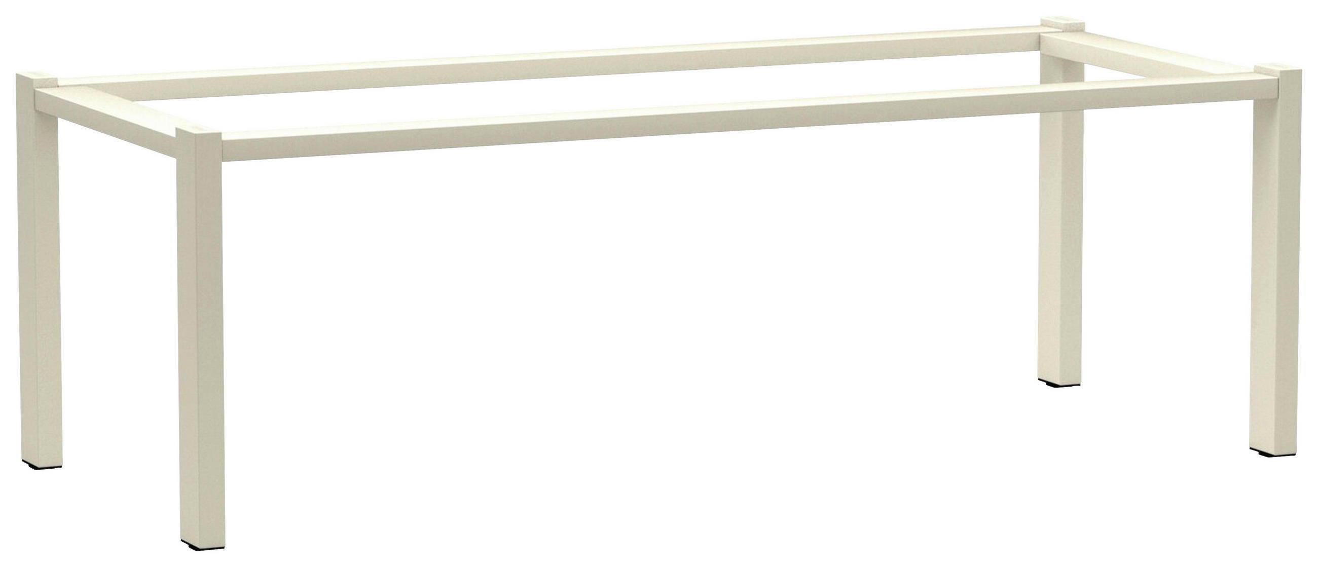 TISCHGESTELL 220/95/74 cm Metall  - Creme, Basics, Metall (220/95/74cm) - Joop!