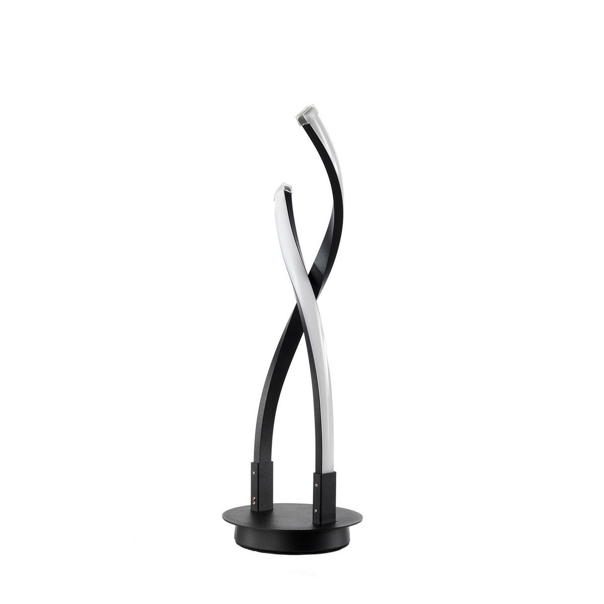 LED-TISCHLEUCHTE 18/50 cm   - Schwarz, Design, Kunststoff/Metall (18/50cm)