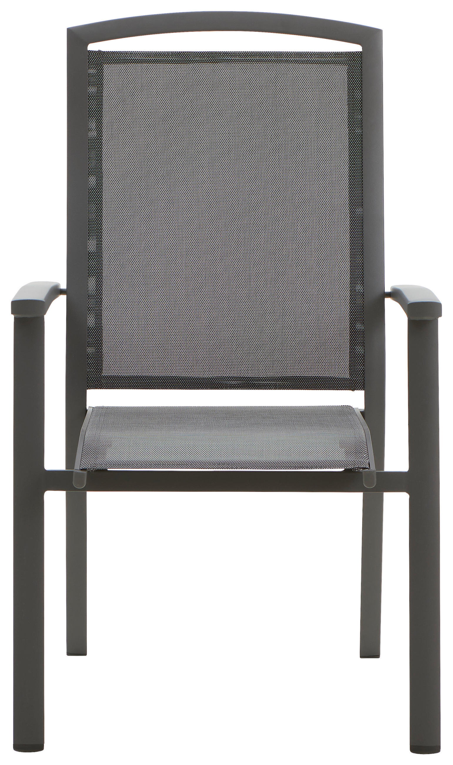 STAPELSESSEL Aluminium Anthrazit, Dunkelgrau  - Dunkelgrau/Anthrazit, Design, Textil/Metall (62/104/69cm) - Amatio