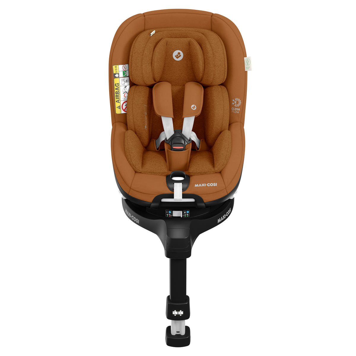 KINDERAUTOSITZ Mica Pro Eco i-Size Authentic Cognac   - Cognac, Basics, Kunststoff/Textil (44,2/64,8/68,3cm) - Maxi-Cosi