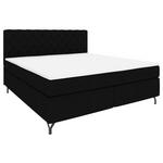 BOXSPRINGBETT 180/200 cm  in Schwarz  - Schwarz, KONVENTIONELL, Textil/Metall (180/200cm) - Carryhome