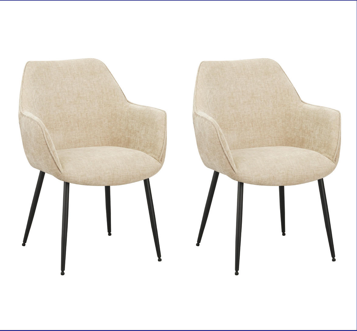 MID.YOU SADA STOLIČIEK S PODRÚČKAMI 2 kus