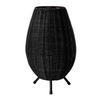 TISCHLEUCHTE COLIN 22/22/36 cm   - Messingfarben/Schwarz, Natur, Naturmaterialien/Metall (22/22/36cm) - Lucide