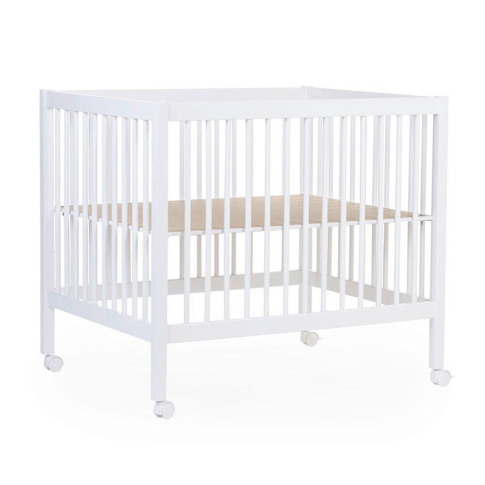 LAUFGITTER Playpen 97 2023 98/78/82 cm  - Weiß, KONVENTIONELL, Holz/Kunststoff (98/78/82cm) - Childhome