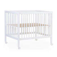 LAUFGITTER Playpen 97 2023 98/78/82 cm  - Weiß, KONVENTIONELL, Holz/Kunststoff (98/78/82cm) - Childhome