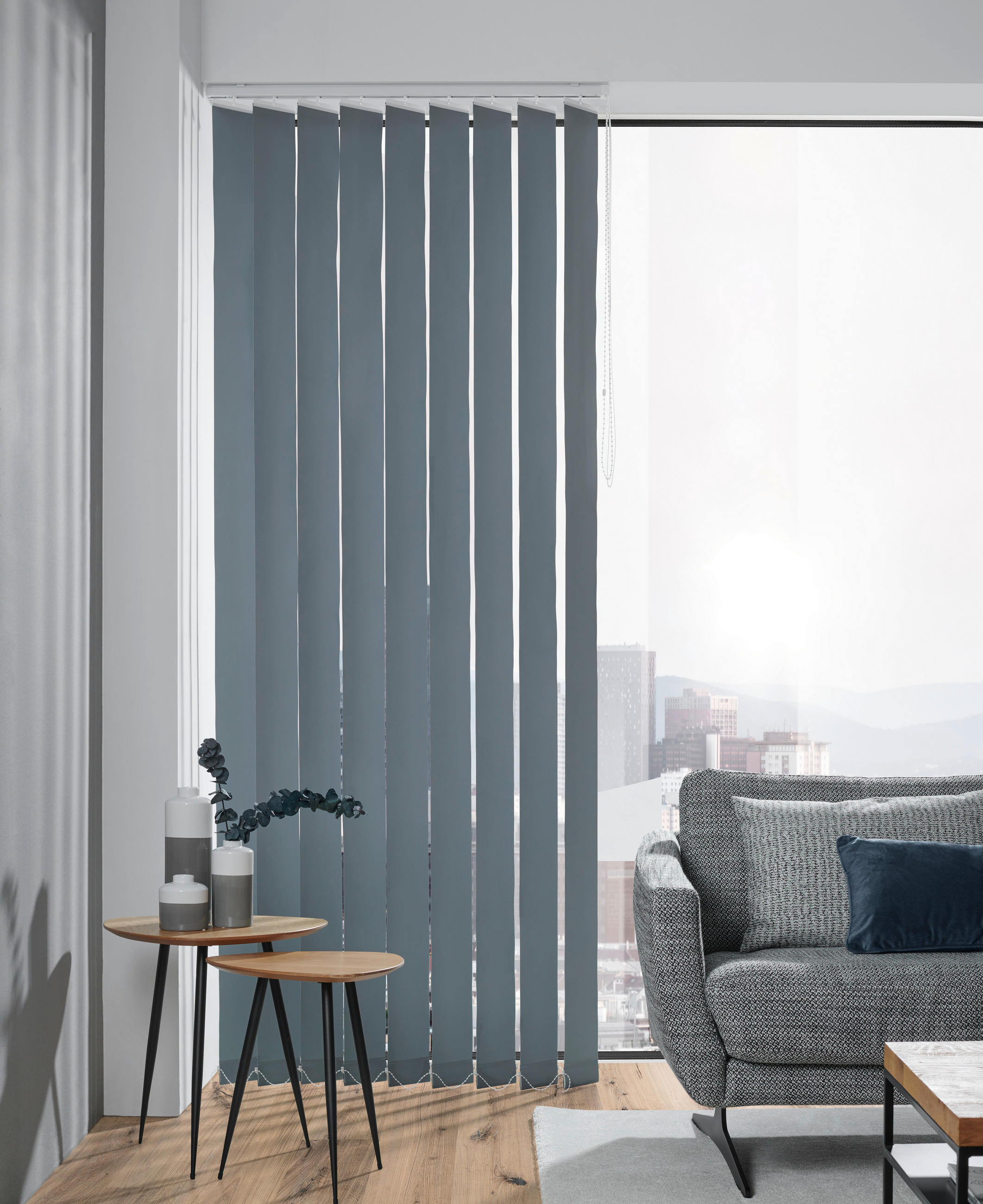 VERTIKALSCHIENE 100 cm  - Weiß, Basics, Kunststoff (100cm) - Homeware