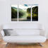 Landschaft & Natur GLASBILD - Multicolor, LIFESTYLE, Glas (120/80/5cm) - Eurographics