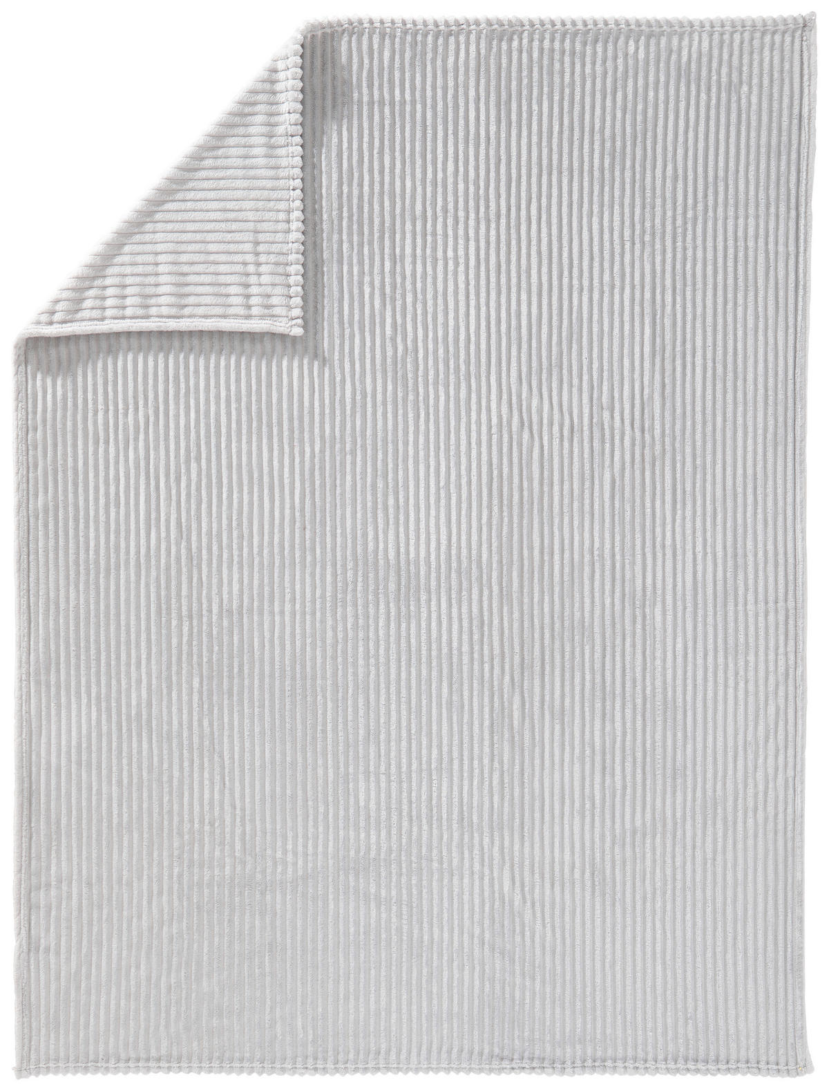 TANKA ODEJA 150/200 cm srebrne barve  - srebrne barve, Basics, tekstil (150/200cm) - Novel