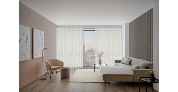 FERTIGVORHANG  halbtransparent   140/260 cm  - Creme, Trend, Textil (140/260cm) - Dieter Knoll