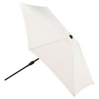 SONNENSCHIRM 300 cm  - Ecru/Grau, KONVENTIONELL, Textil/Metall (300/300cm) - Gardenson