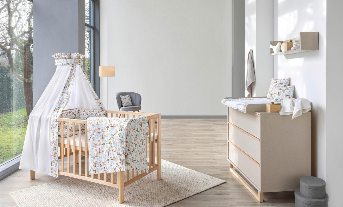 BABYZIMMER TERRY  - Beige/Buchefarben, Basics, Holz/Holzwerkstoff (191cm) - Schardt