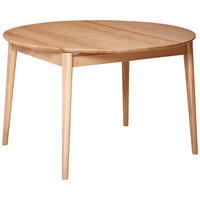 STOL ZA BLAGOVAONICU  jezgra bukve  drvo      - jezgra bukve, Natur, drvo (120-165/120/75cm) - Livetastic