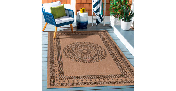 OUTDOORTEPPICH 200/290 cm Dhaka Beige  - Beige, Basics, Textil (200/290cm) - Novel