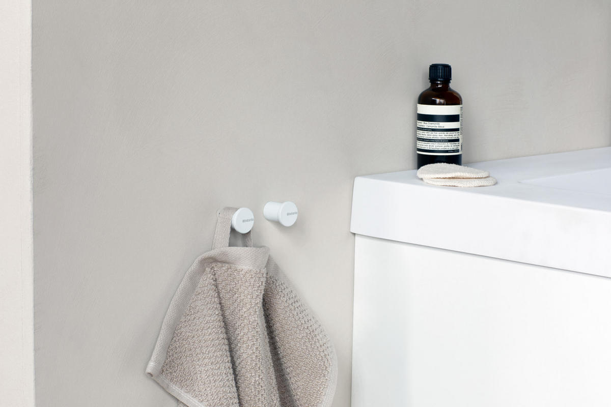 HANDTUCHHAKEN - Weiß, Basics, Metall (2.1/2.1/2.3cm) - Brabantia