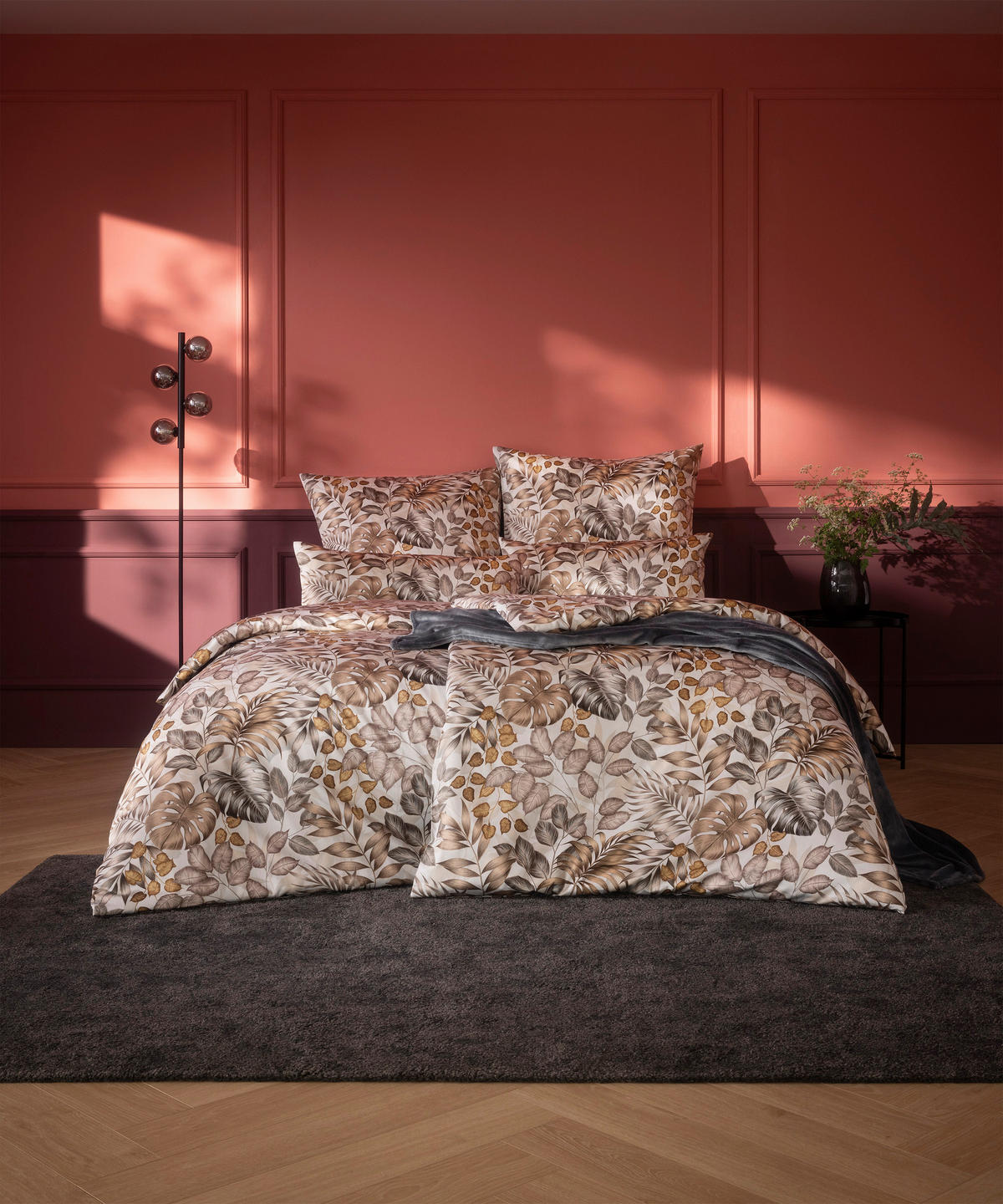 BETTWÄSCHE 3-teilig Atelier Makosatin 140/200 cm  - Naturfarben, Basics, Textil (140/200cm) - Estella