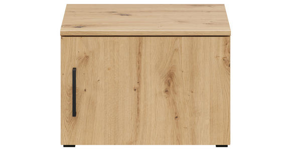 AUFSATZSCHRANK 50/35/40 cm  - Schwarz/Eiche Artisan, MODERN, Holzwerkstoff/Kunststoff (50/35/40cm) - Carryhome