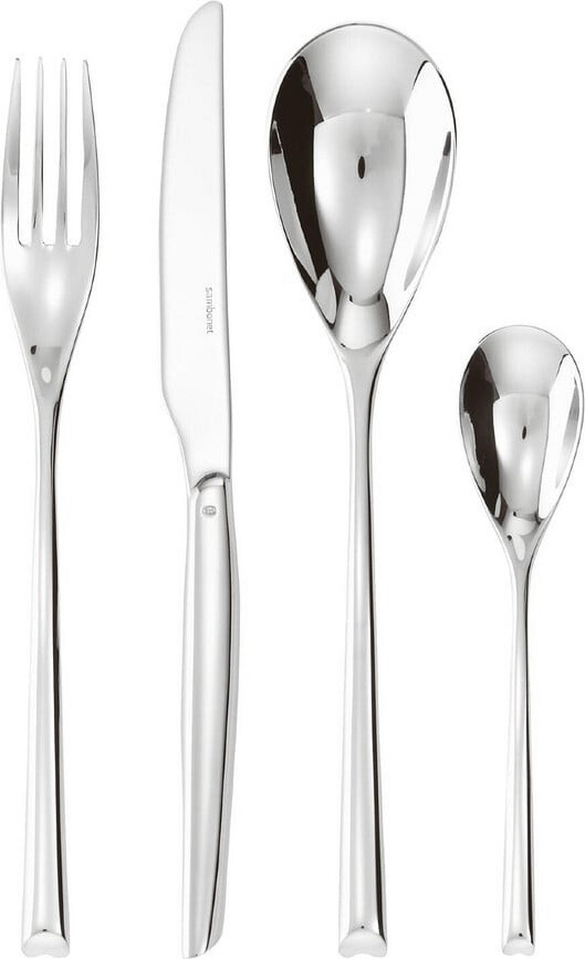 SET PRIBORA ZA JELO  24-dijelni      - Konvencionalno, metal (51/31/10cm) - Sambonet