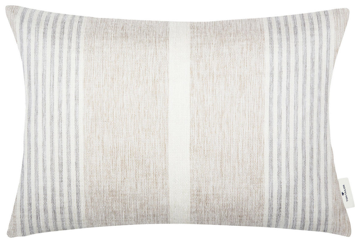 KUDDFODRAL Fresh 40/60 cm  - ljusgrå/grå, Klassisk, textil (40/60cm) - Tom Tailor