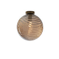 DECKENLEUCHTE  30/32 cm    - Champagner, KONVENTIONELL, Glas (30/32cm)
