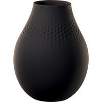VAZA     keramika  - crna, Osnovno, keramika (16/16/20cm) - Villeroy & Boch
