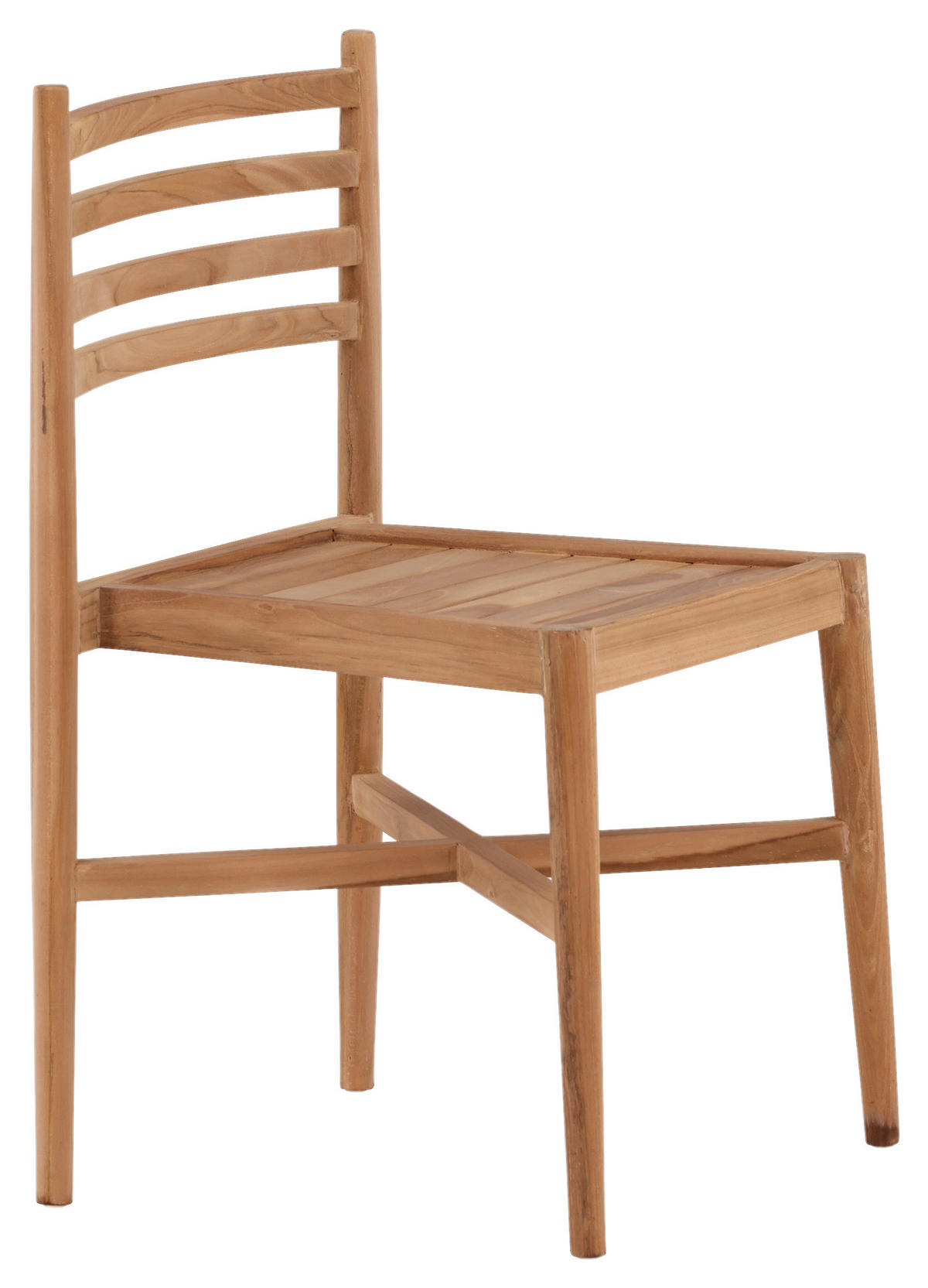STAPELSESSEL Teakholz Teakfarben  - Teakfarben, KONVENTIONELL, Holz (50/81/52cm) - Gardenson