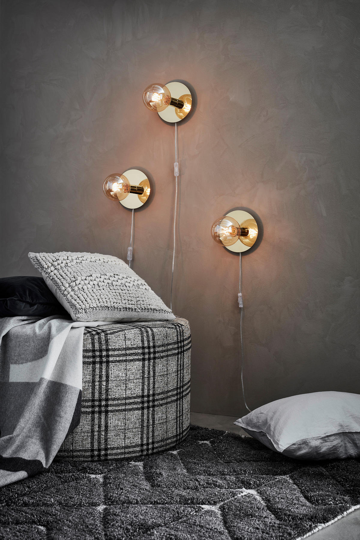 STROPNÍ SVÍTIDLO, 18/8,6/18 cm - barvy mosazi, Basics, kov (18/8,6/18cm) - Markslöjd