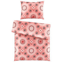 POSTEĽNÁ BIELIZEŇ, satén, ružová, 140/220 cm - ružová, Konventionell, textil (140/220cm) - Esposa