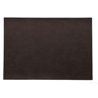 TISCHSET Vegan Leather Kunststoff Dunkelbraun 46/33 cm  - Dunkelbraun, Basics, Kunststoff (46/33cm) - ASA