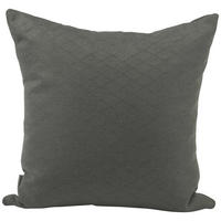 OUTDOOR-KISSEN Raute  - Dunkelgrau, Design, Textil (45/45cm) - Stern
