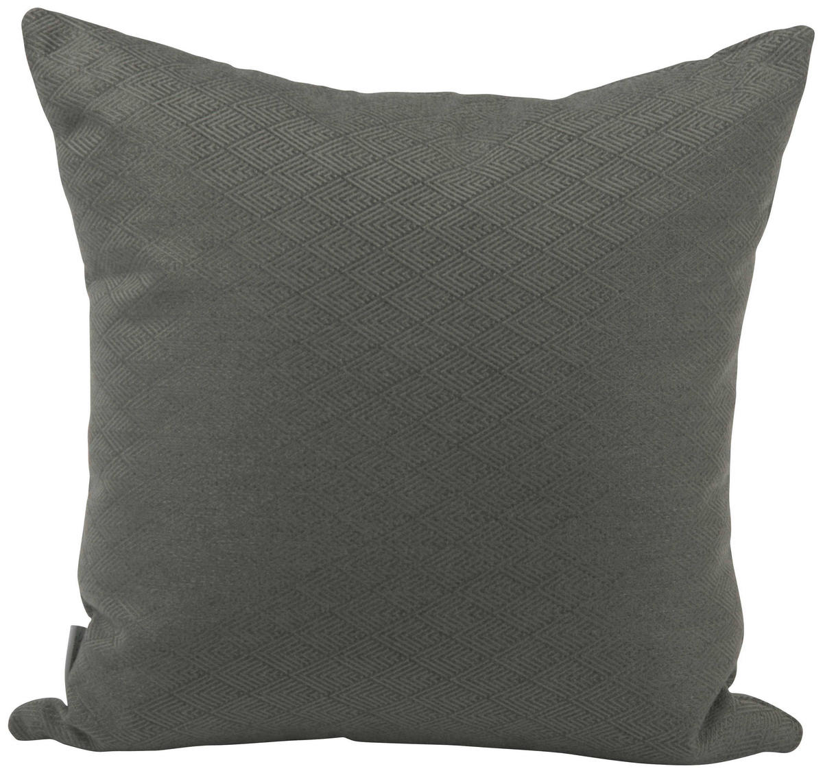 OUTDOOR-KISSEN Raute  - Dunkelgrau, Design, Textil (45/45cm) - Stern