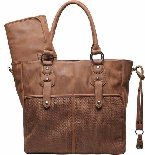 PREVIJALNA TORBA  Little Company  33/36/15 cm         barve konjaka  - barve konjaka, Trend, umetna masa/tekstil (33/36/15cm)