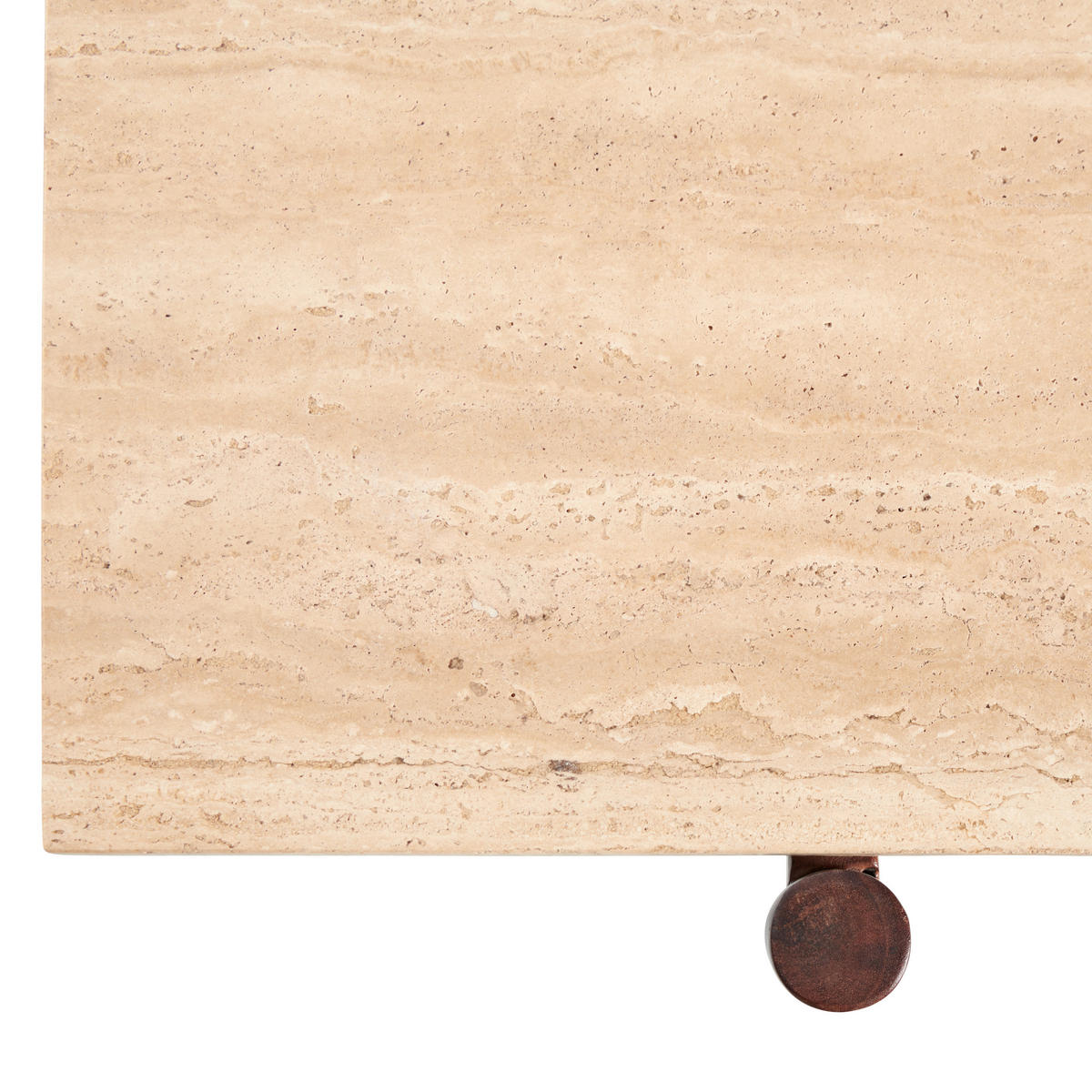 COUCHTISCH in Holz, Stein  - Walnussfarben/Naturfarben, Design, Holz/Stein (100/40/65cm) - Livetastic
