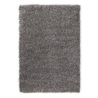 HOCHFLORTEPPICH 120/170 cm Fashoin Shaggy Braun, Grau  - Braun/Grau, Basics, Textil (120/170cm) - Novel