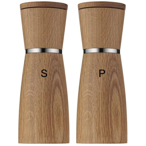 MLYNČEK NA SOĽ A KORENIE - Basics, kov/drevo (17,90cm) - WMF
