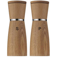 SALZ- UND PFEFFERSTREUER Ceramill Nature  - Braun, Basics, Glas/Holz (17,90cm) - WMF