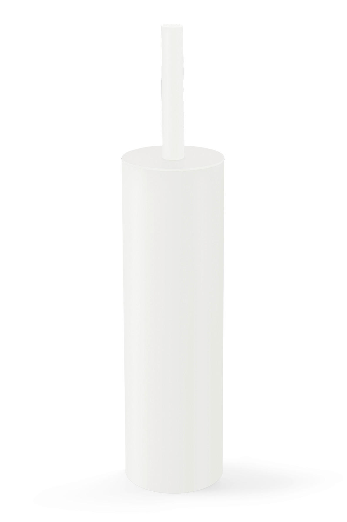 GARNITURA TOALETNE ČETKE  bijela  metal  TUBO  - bijela, Design, metal/plastika (40,5cm) - Zack