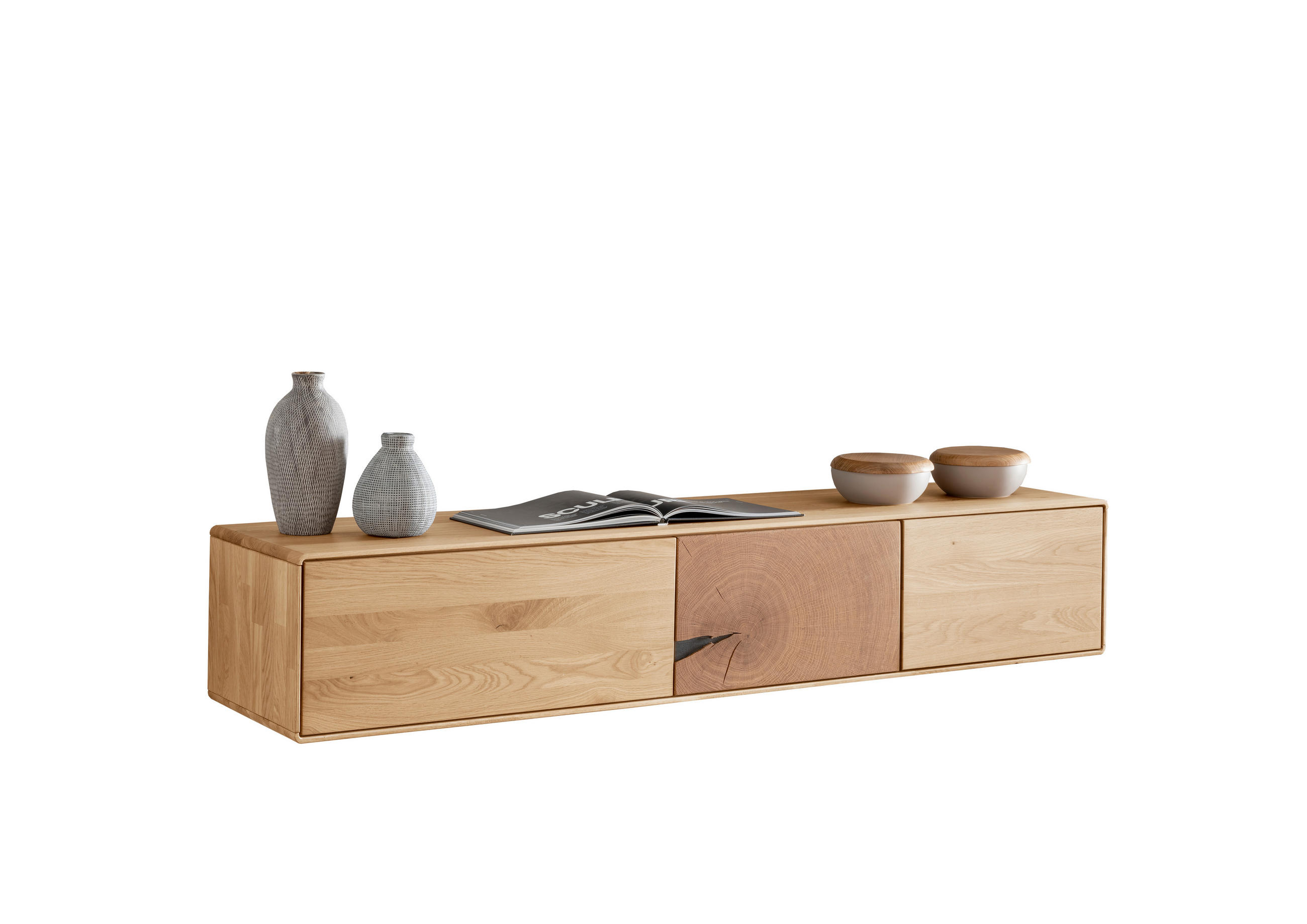 TV-ELEMENT - Wildeiche, Basics, Holz (170/30,5/40cm) - Livetastic