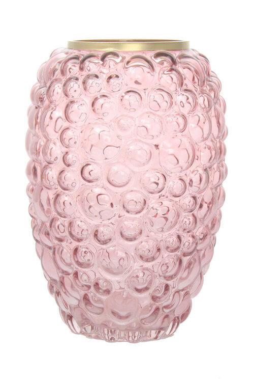 VAS  - gammelrosa, Design, glas (17/25/17cm) - Kayoom