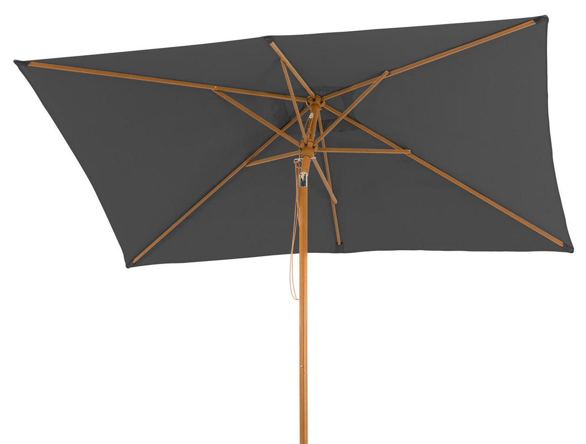 SONNENSCHIRM 300 cm Anthrazit  - Anthrazit/Buchefarben, Basics, Textil/Metall (200/261/300cm) - Schneider