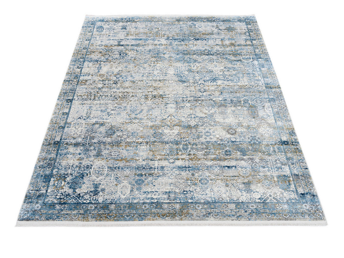 WEBTEPPICH 240/340 cm Toulon Blau, Grau  - Blau/Grau, Design, Textil (240/340cm) - Dieter Knoll