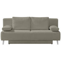 SCHLAFSOFA in Cord Taupe  - Taupe, MODERN, Textil/Metall (193/85/88cm) - Novel