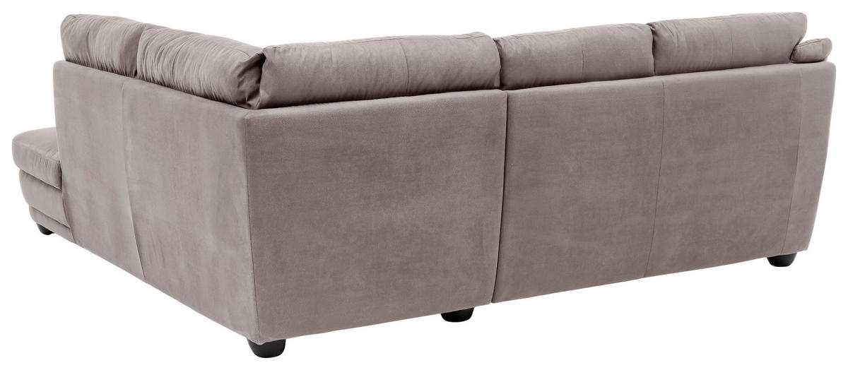 ECKSOFA in Mikrofaser Beige  245/225 cm  - Beige, Design, Kunststoff/Textil (245/225cm) - Livetastic